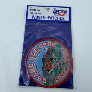 Vintage New 1980s Nashville Tennessee Grand Ole Opry Cash’s USA Patch Country